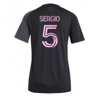 Camiseta Inter Miami Sergio Busquets #5 Visitante Equipación para mujer 2025-26 manga corta